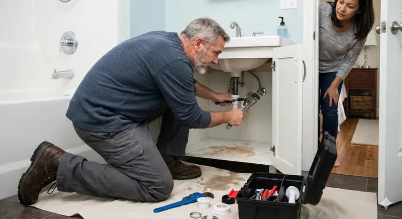 Loodgieter repareert leiding - zoek loodgieters in onze directory