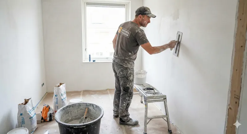 Stukadoor brengt stucwerk aan - zoek stukadoors in de buurt